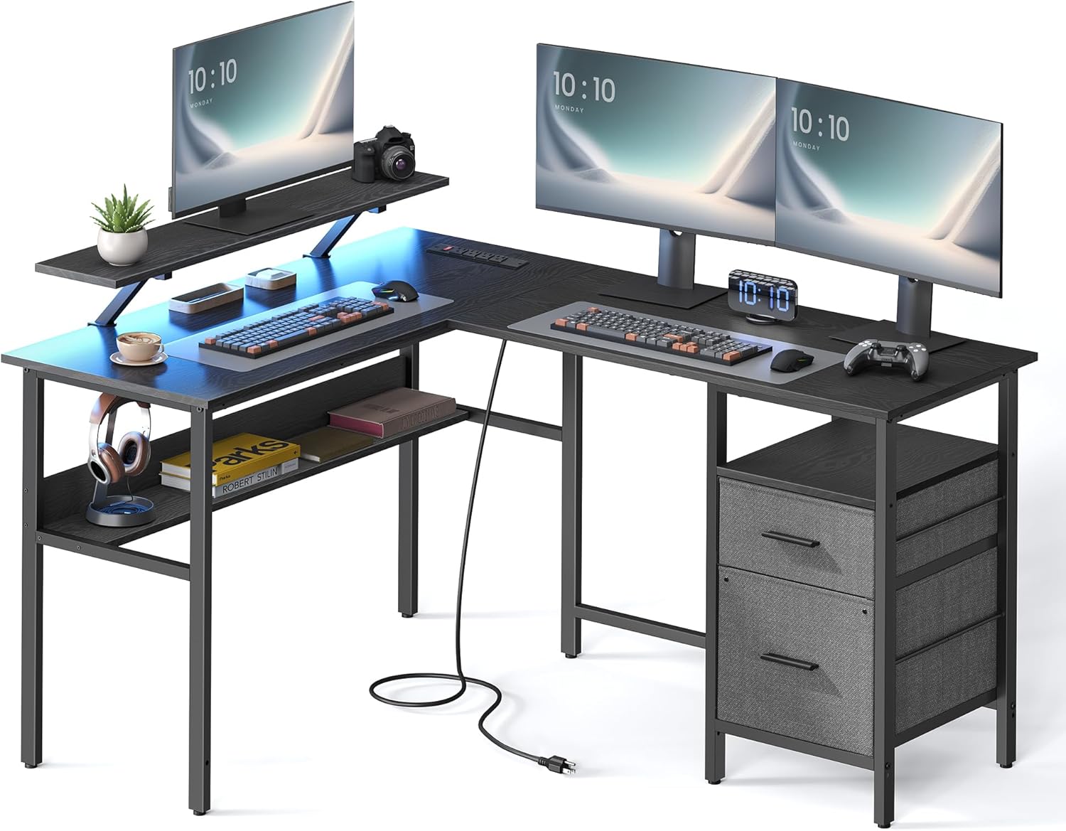 L-Shaped Gaming Desk